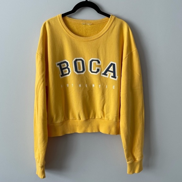 Vintage BOCA 100% Cotton retro sweatshirt 80s 90s - Picture 2 of 5